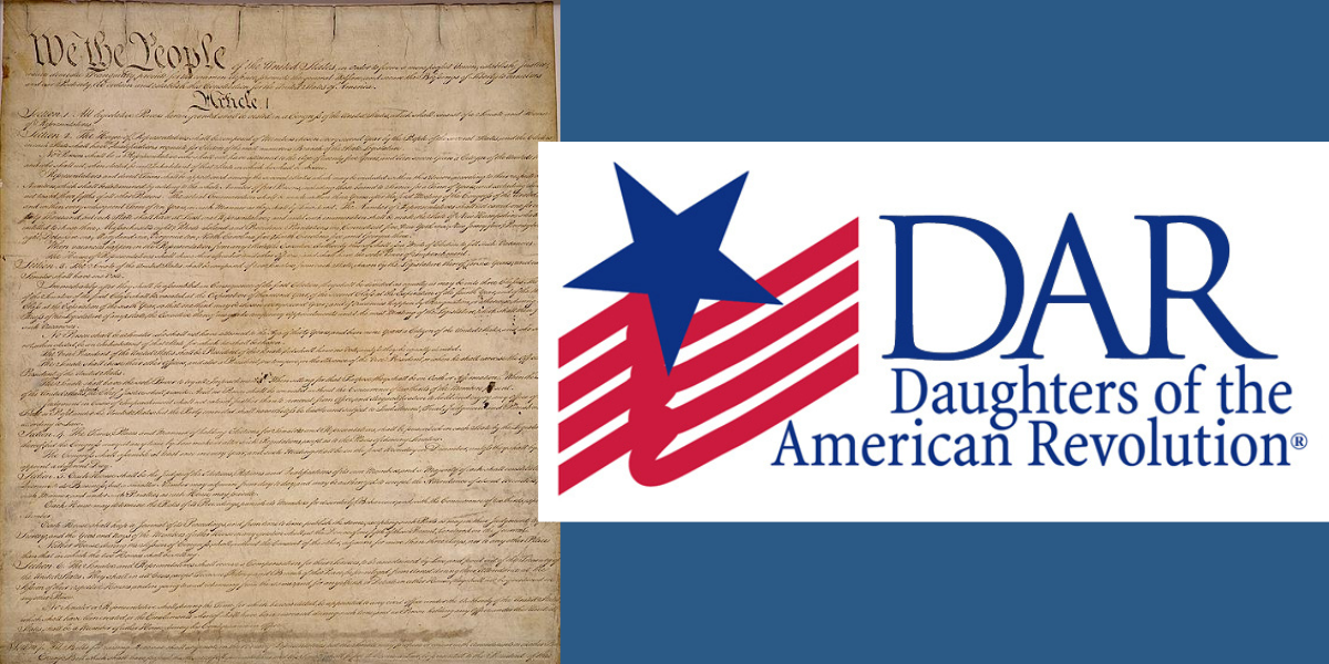 Constitution with DAR logo 