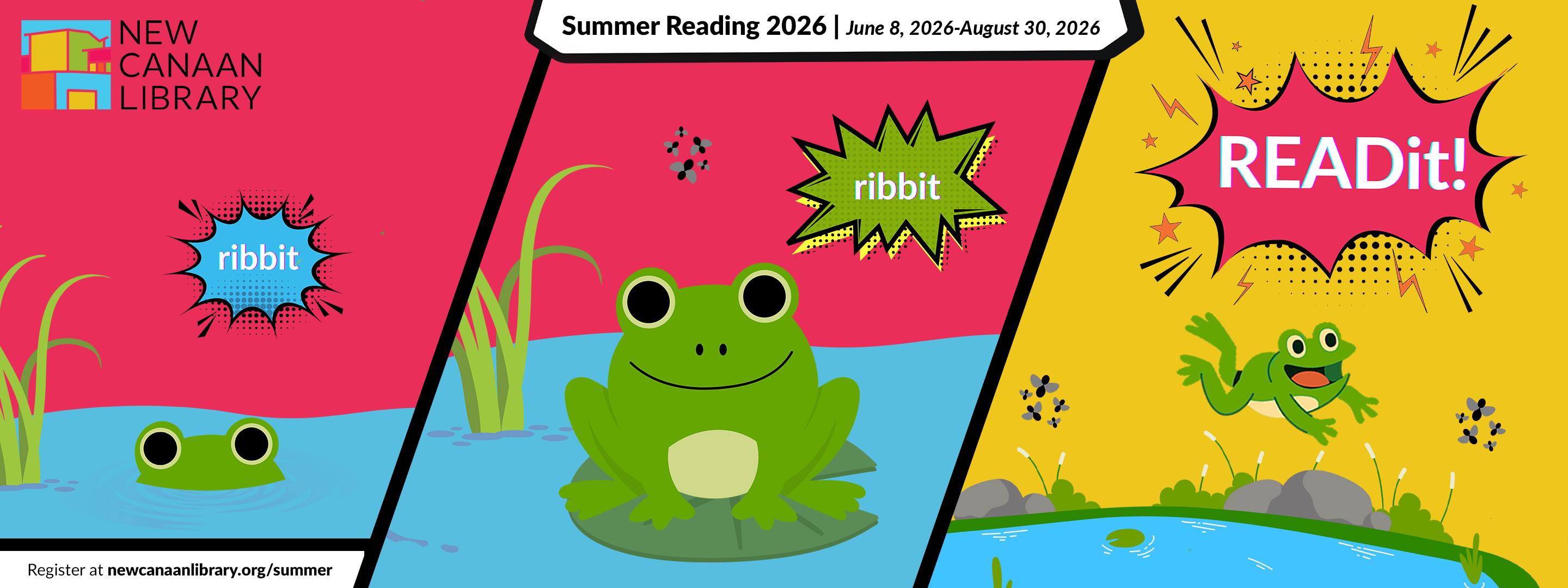 Kids Summer Reading 2026 "Ribbit Ribbit READit"