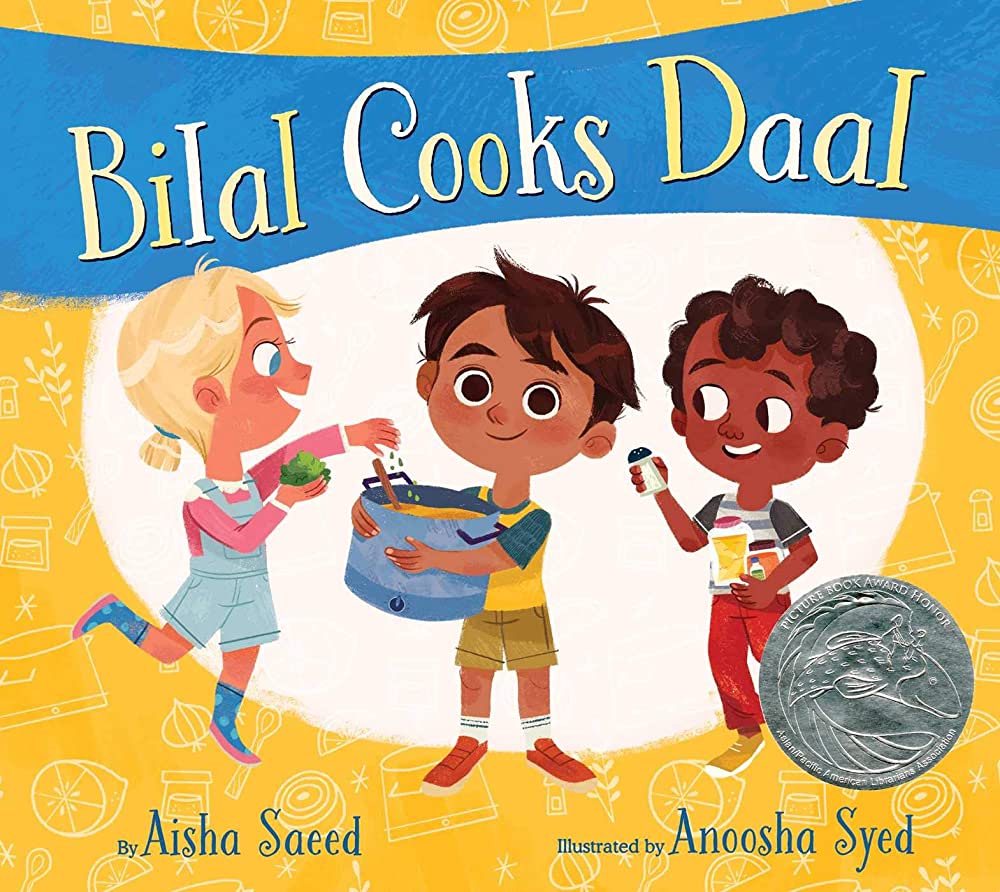 Cover Illustration for "Bilal Cooks Daal"