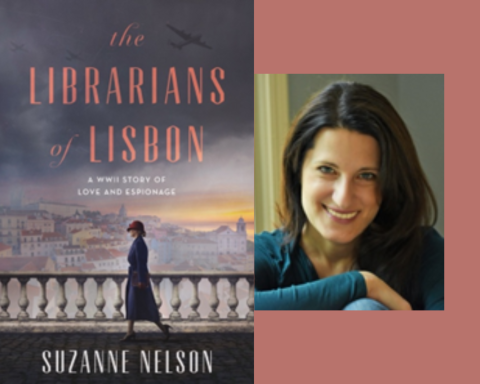 book cover and head shot of Susanne Nelson