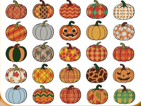 Example of mini pumpkins