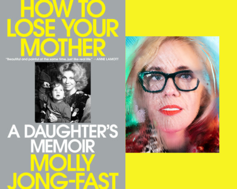 book cover and headshot