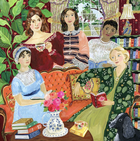 Image of Jane Austen type characters, time period 