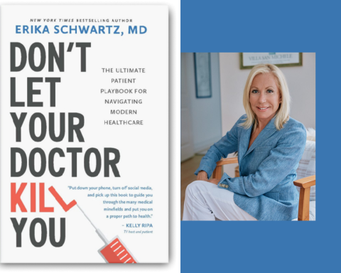 book cover and headshot