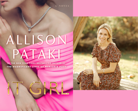 book cover and headshot