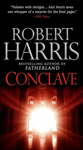 This image is the book cover for Conclave