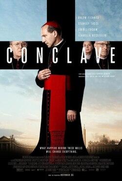 This image is the movie poster for Conclave