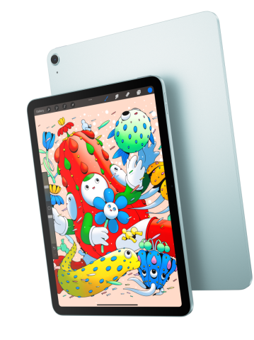 This is an image of an iPad