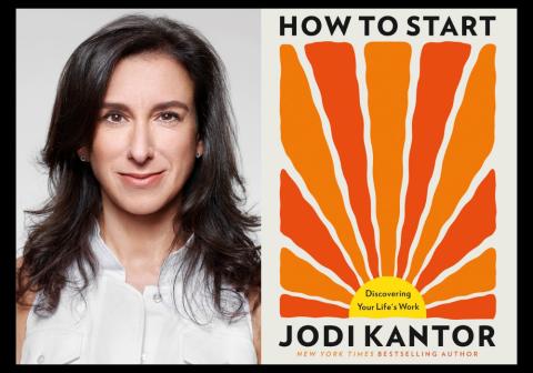 image of Jodi Kantor and her book How To Start 