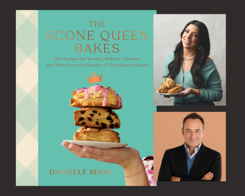 book cover with sepsy and kelly headshots