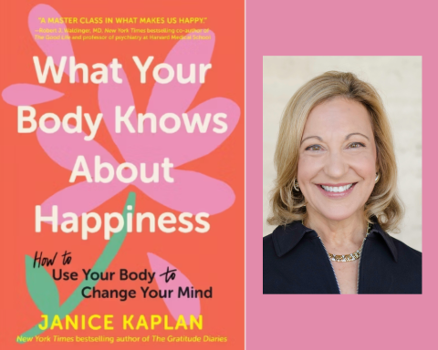 book cover and headshot