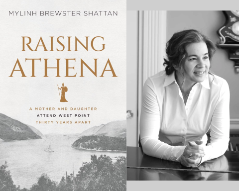 book cover and headshot