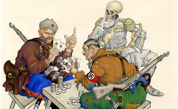 Arthur Szyk cartoon 