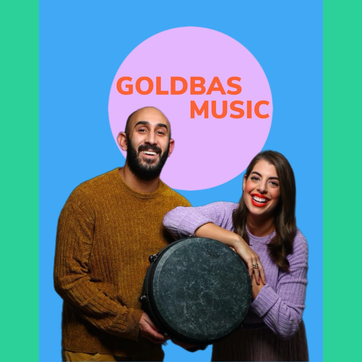 Goldbas Music with two people 