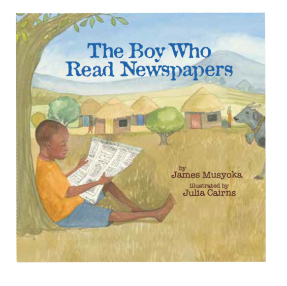 The Boy Who Read Newspapers book cover