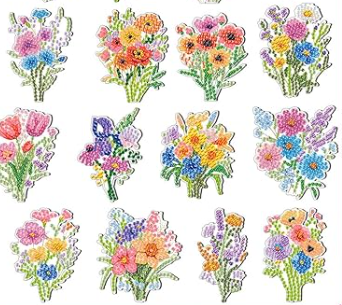 Example of Wildflower mini magnets