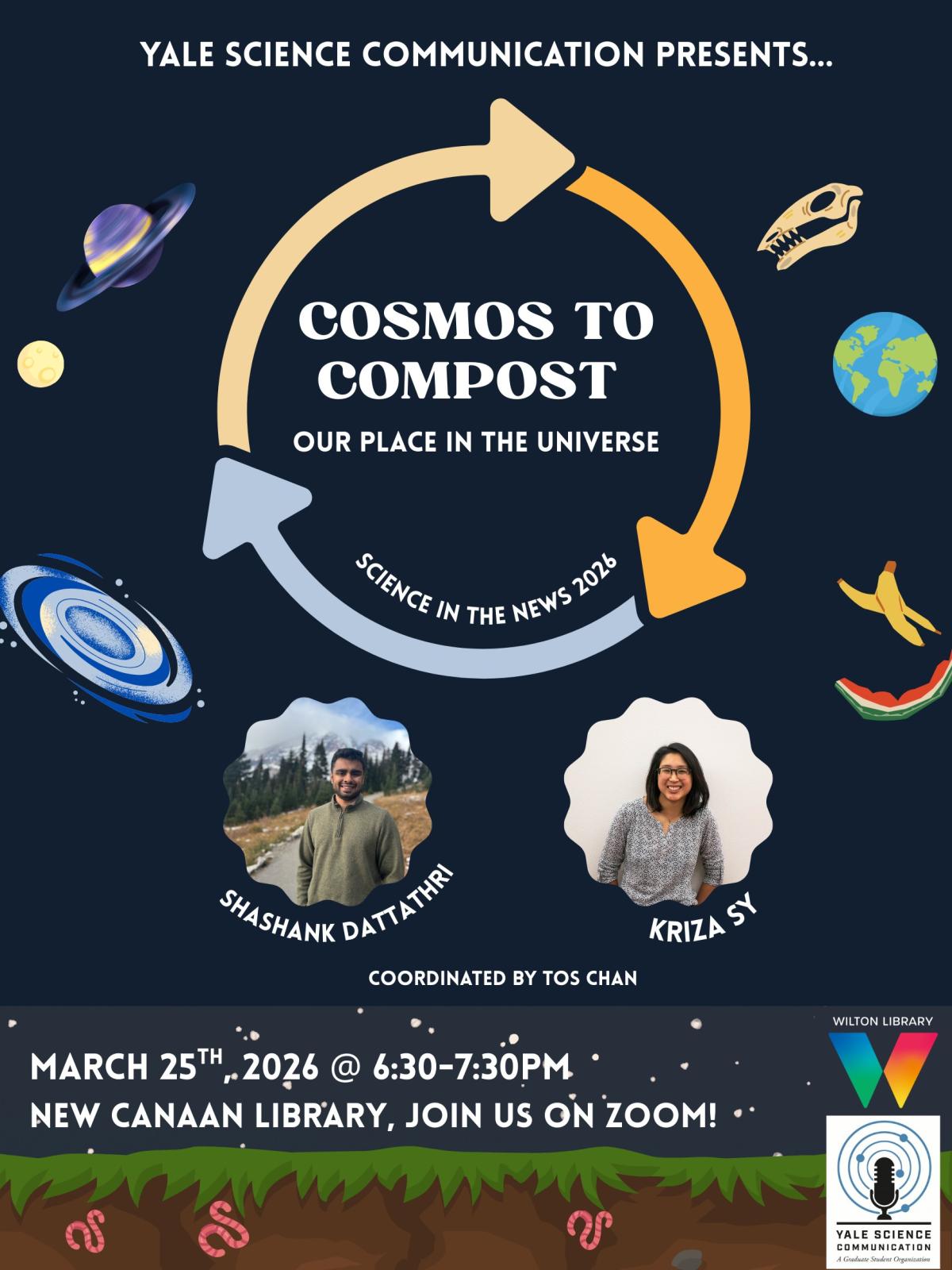 poster of cosmos and event details