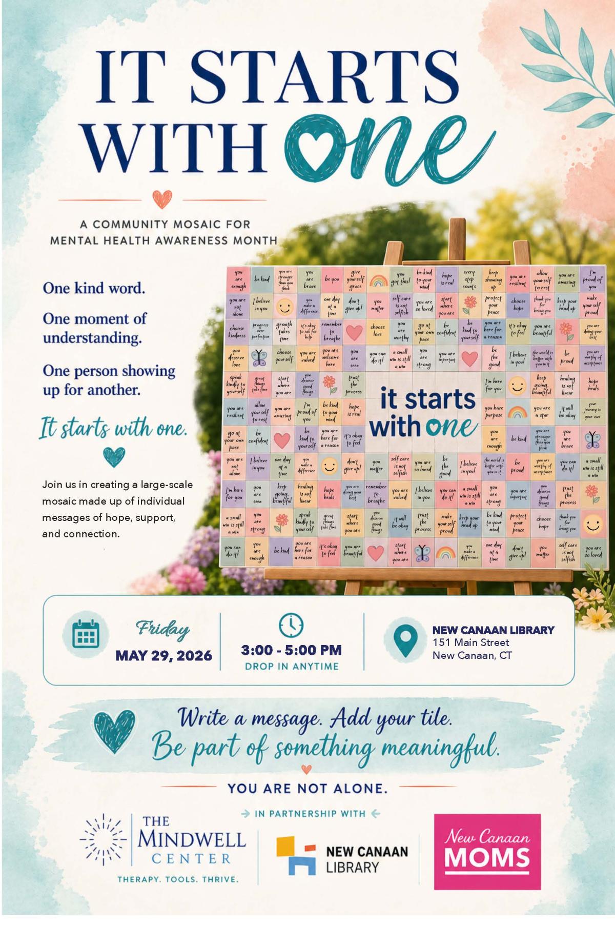 Starts with One flyer