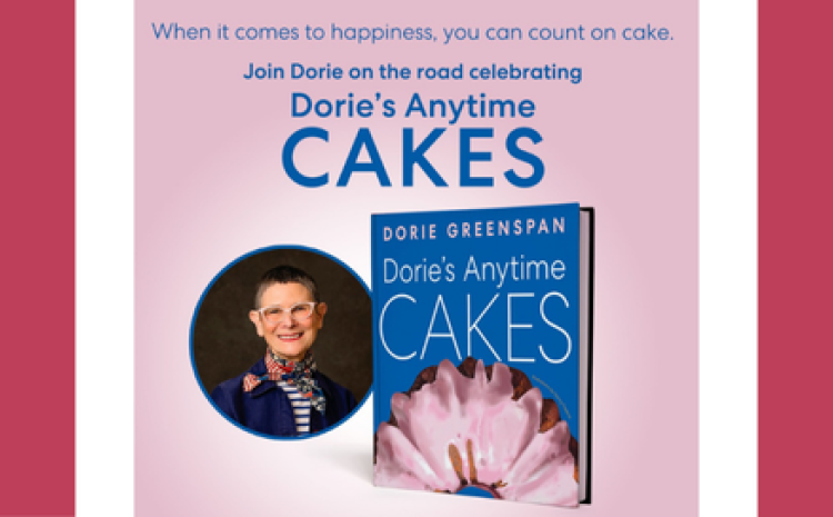 Dorie Greenspan Anytime cakes cooking demo