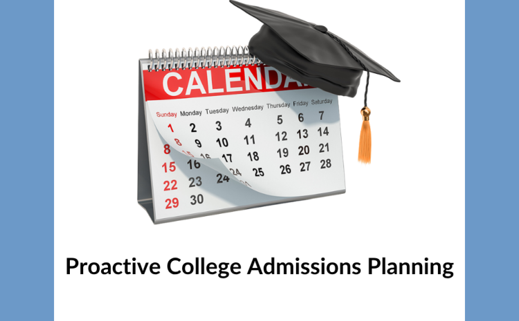 college admissions planning